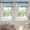 thumbnail image 2 of LALILO Kitchen Curtain Valance Open Sea Sunset Sea Sunset Rod Pocket Window Curtain 52"x 18" Set of 2, 2 of 5