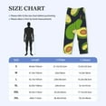 thumbnail image 4 of Susaid Fresh Avocado Print Mens Pajama Pants Set Sleep & Lounge Pants, PJ Bottoms with Pockets and Button Fly-3X-Large, 4 of 6