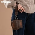thumbnail image 3 of Wrangler KeyChain Wallet Wristlet Wallets for Women Dual Pouch Wristlet Rfid Blocking Credit Card Holder Wallet, Coffee, 3 of 7