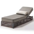 thumbnail image 6 of Opohoro Adjustable Outdoor Rattan Wicker Chaise Lounge for Patio, Poolside with UV-Resistant 5" Thick Cushion - Gray, 6 of 12