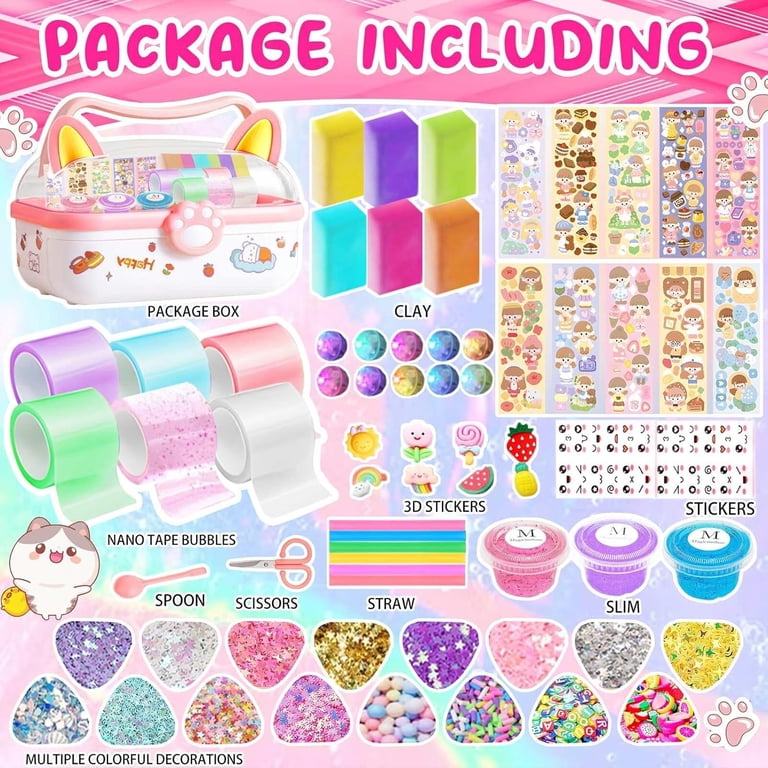 CEDQ Nano Tape Bubble Kit for Kids with Video Tutorials, Ages 5+