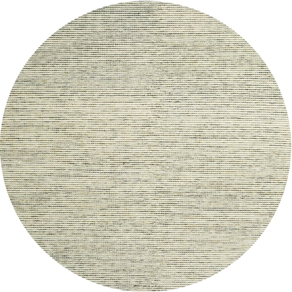 Ahgly Company Machine Washable Indoor Round Contemporary Gold Area Rugs, 6' Round