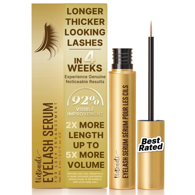 Sérum para Crecimiento de Pestañas VieBeauti Lash Serum 5 ml Vegano 5 Meses