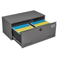 thumbnail image 1 of Pouseayar Electronic Digital Lateral Metal File Cabinet for Letter, A4, Gray, 1 of 9