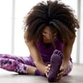 thumbnail image 2 of Gaiam Grippy Yoga Socks - S/M - Sparkling Grape, 2 of 5