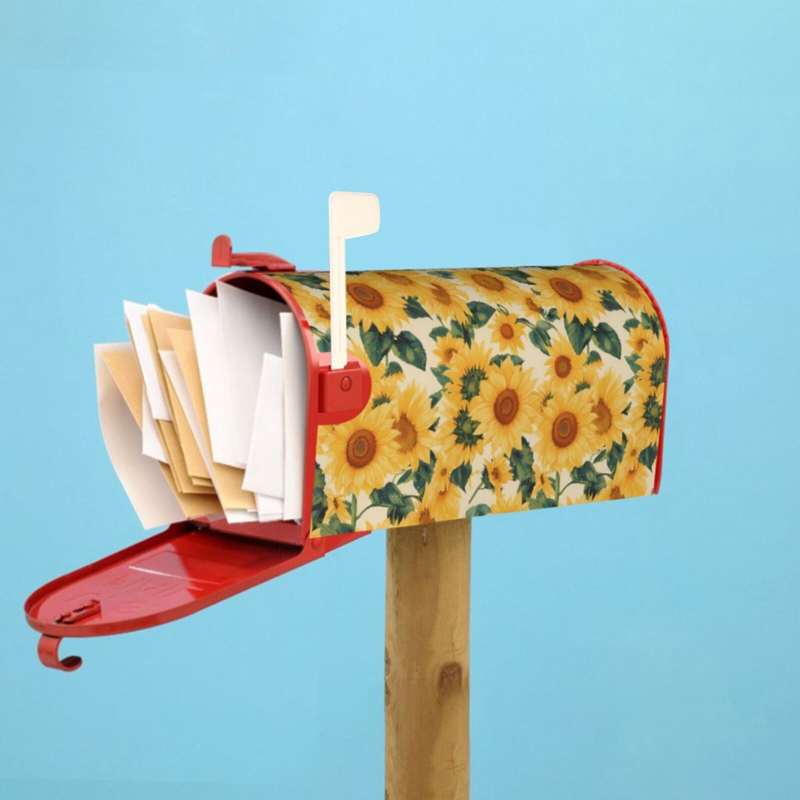 Kdxio Magnetic Mailbox Cover 21x18 in Mailbox Cover Outdoor Decoration Holiday Mailbox Covers for Home Garden Yard-21x18 in