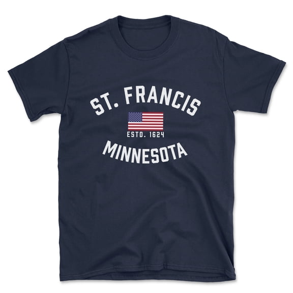 St. Francis Minnesota Patriot Men's Cotton T-Shirt