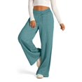 thumbnail image 4 of Women's Breathable High Waist Exercise Trousers Wide Legged Design Stretchable Pants For Pilates Running Daily Wear, 4 of 9