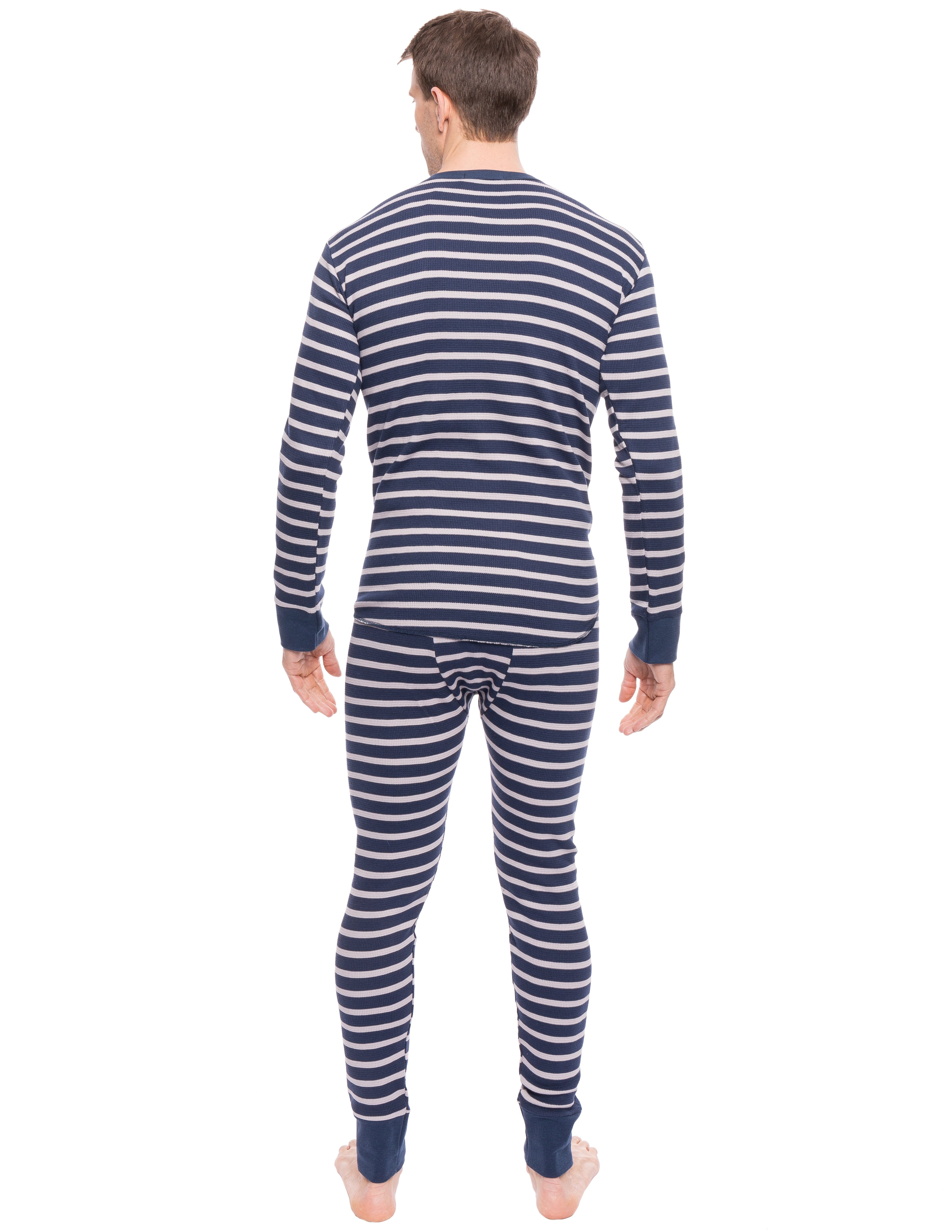 Noble Mount Mens Waffle Thermal Long John Underwear