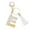 E, variant on Letter Keychain Translucent Resin Pendant Name Keyring Durable Stylish Accessory for Keys Bags