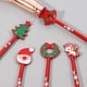thumbnail image 2 of Juego De Brochas De Maquillaje Con Varita De Navidad, Brochas De Maquillaje Con Mango De Árbol De Navidad De Santa Elk De Dibujos Animados Para Rubor, Base, Cejas, Sombra De Ojos, Labios Methold HA038653-00, 2 of 6