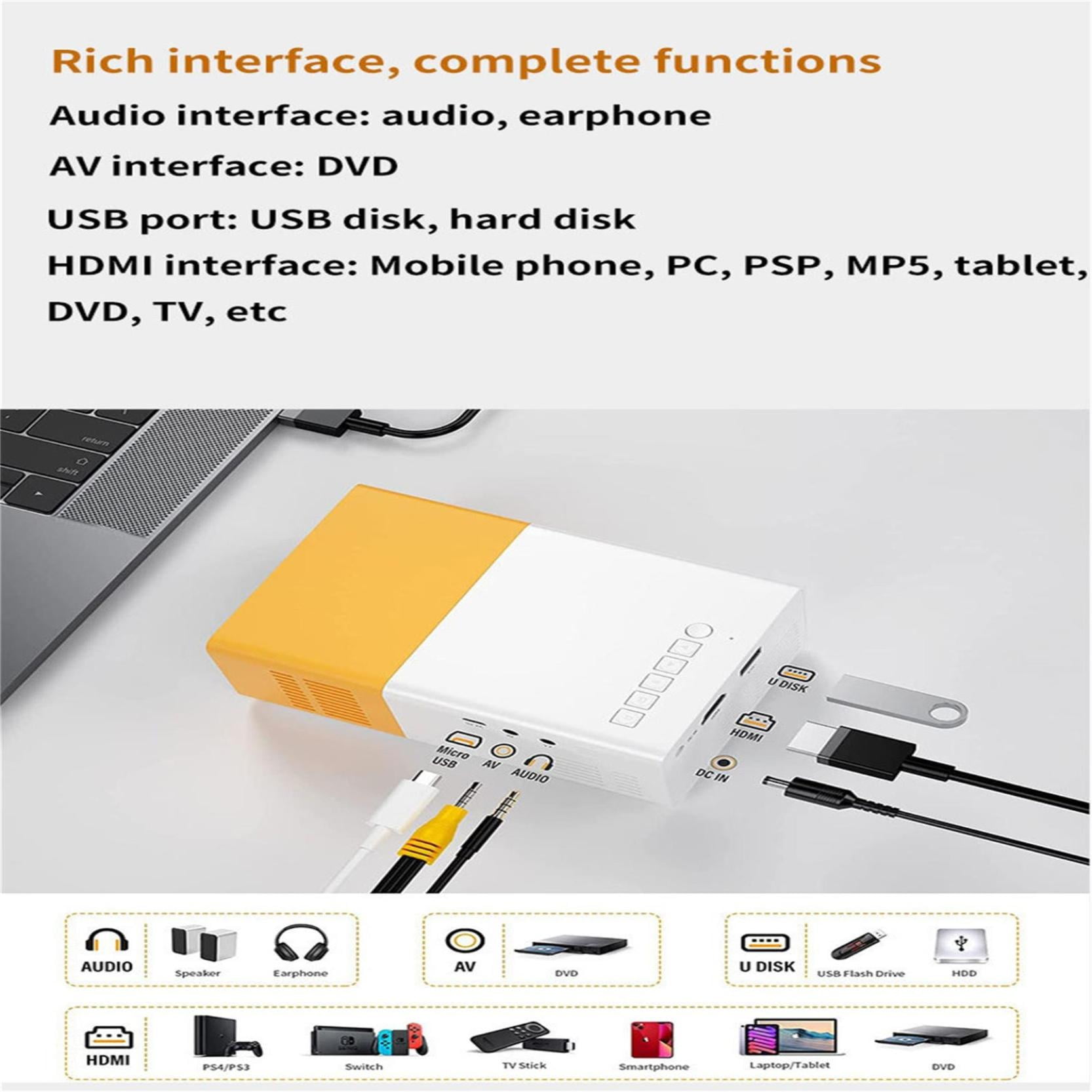 AZXY Mini Projector with Wifi Bluetooth,4k Projectors,Smart Projector Tv,Cheap Wifi Projector with Speakers for Phone Outside