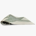 thumbnail image 3 of E by Design Large Starfish Nautical Indoor/Outdoor Rug - Sage - 2 x 3 ft., 3 of 3