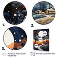 thumbnail image 3 of Designart "Farmhouse Patterns Painting III" Landscape & Nature Floater Framed Wall Decor, 3 of 7