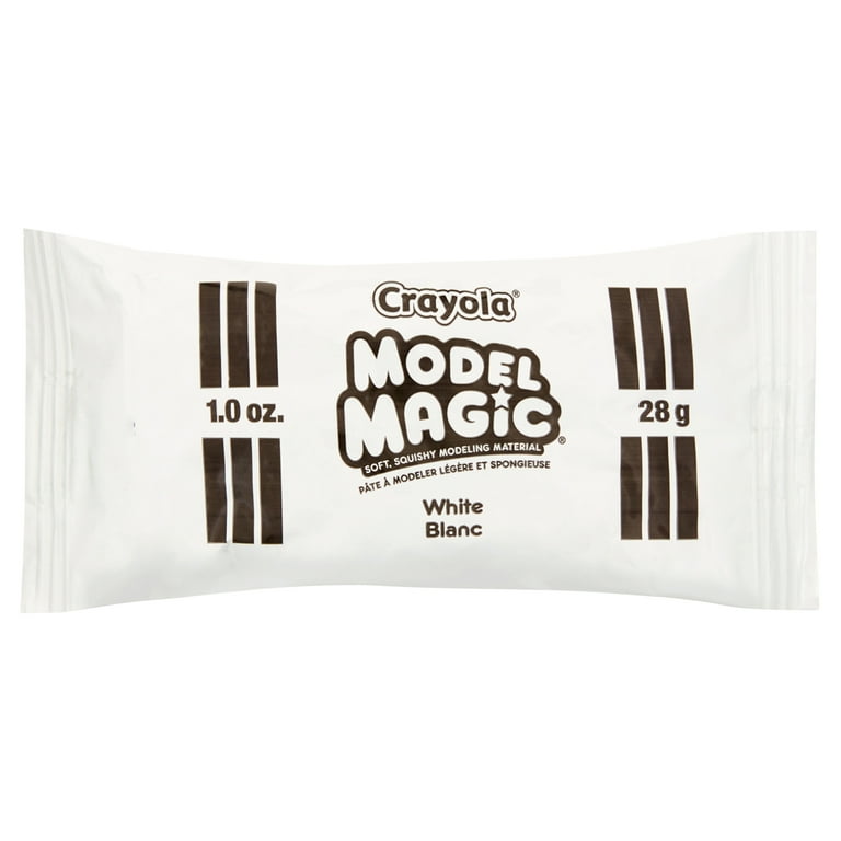 Crayola Model Magic Modeling Compound, White, 4 Oz. Per Pouch, Pack Of 6 in  the Craft Supplies department at