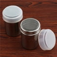 thumbnail image 3 of Yuarrent Coctelera de polvo para café, polvo de acero inoxidable, coctelera de malla de azúcar, compacta, fácil de usar, draga de Chocolate plateada Cocina y Comedor Yuarrent HA021994-00, 3 of 6