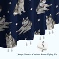 thumbnail image 6 of Siberian Husky Shower Curtain 72"x72" ,Bathroom Decorative Shower Curtains Set with 12 Hooks,Modern Waterproof Washable Shower Curtain, 6 of 6