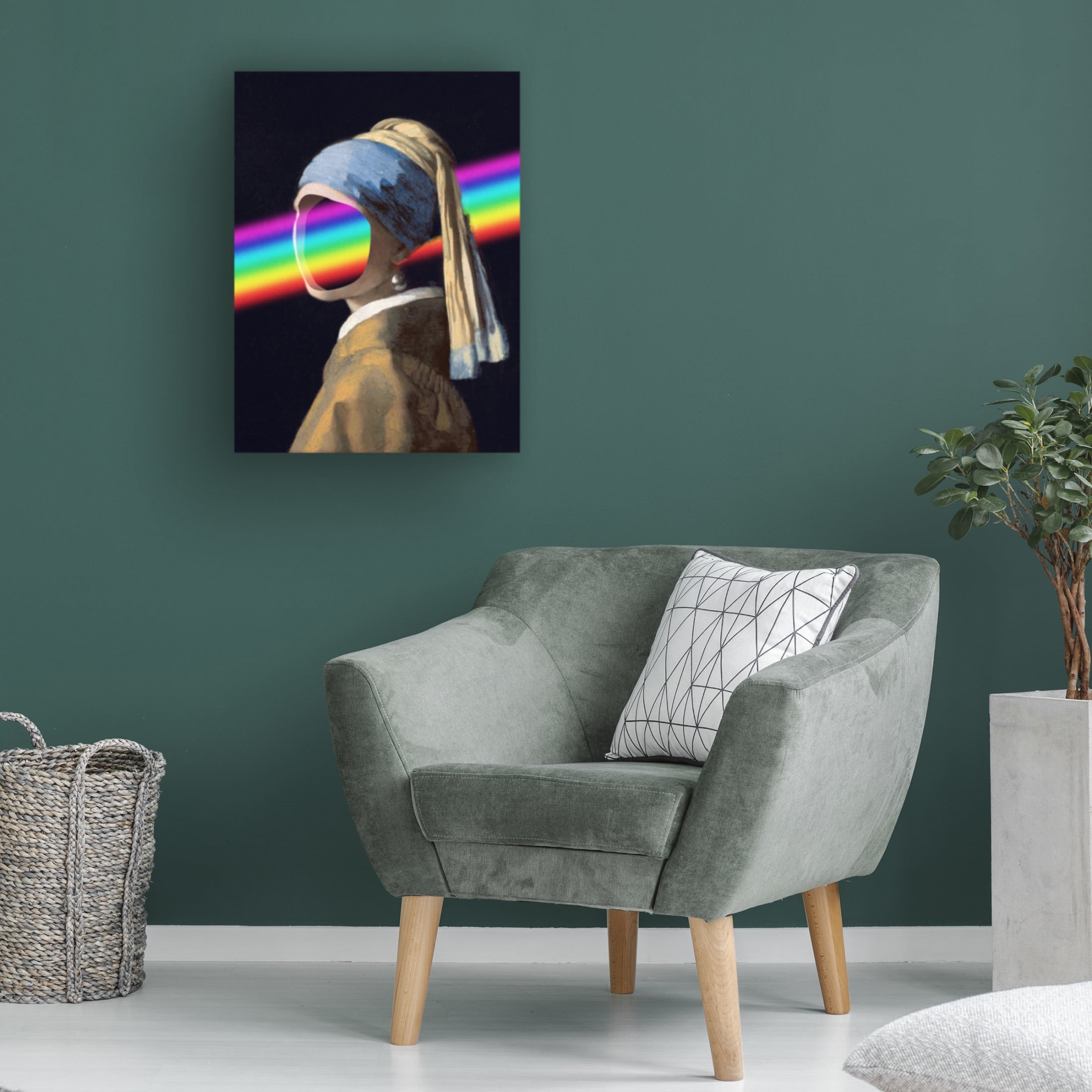 Trademark Fine Art Artelele Rainbow Portrait Canvas Wall Art