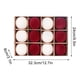 thumbnail image 3 of xihome Juego de 12 adornos navideños de bolas de terciopelo flocado, decoraciones colgantes de plstico de 8 cm para el rbol de Navidad., 3 of 9