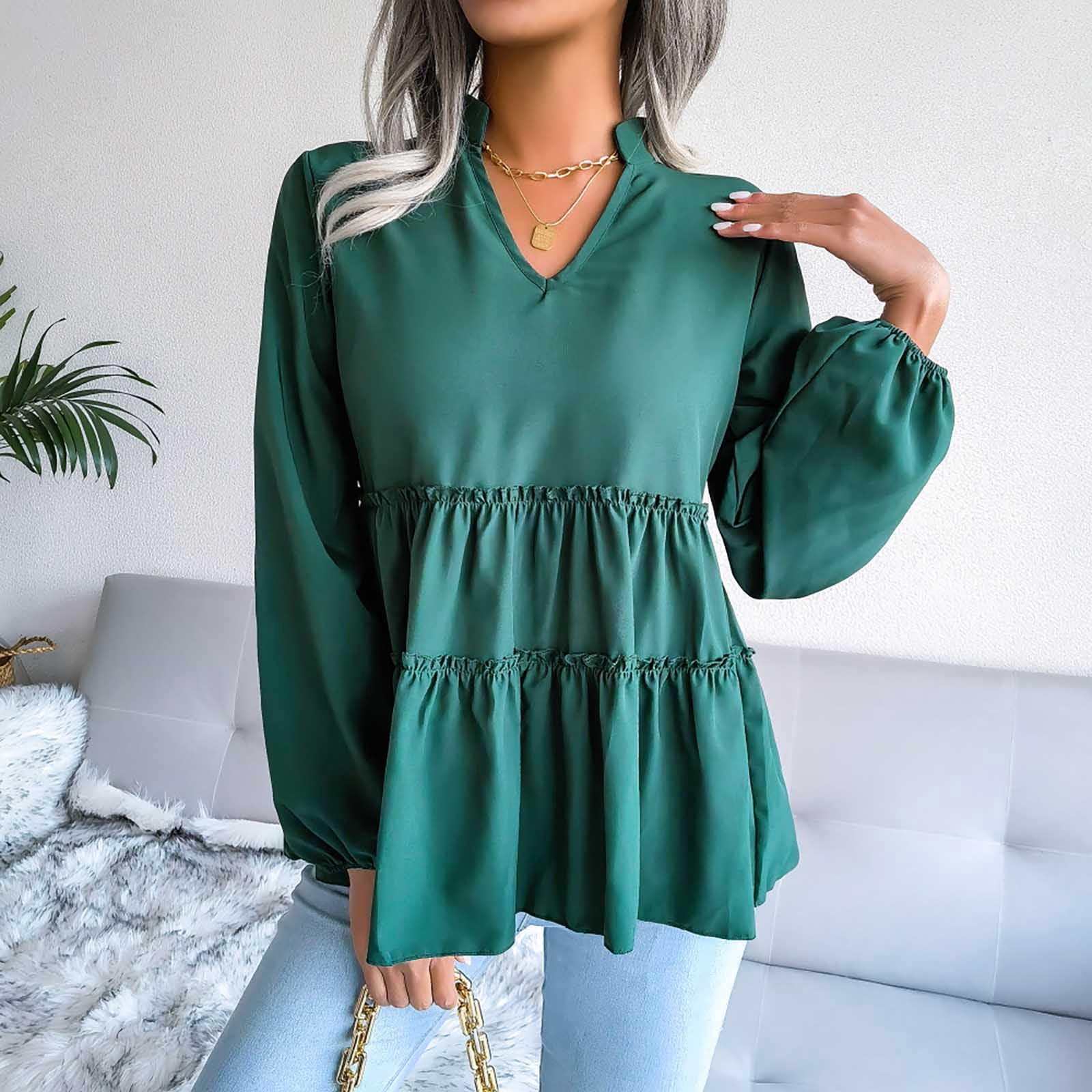 loose peplum top