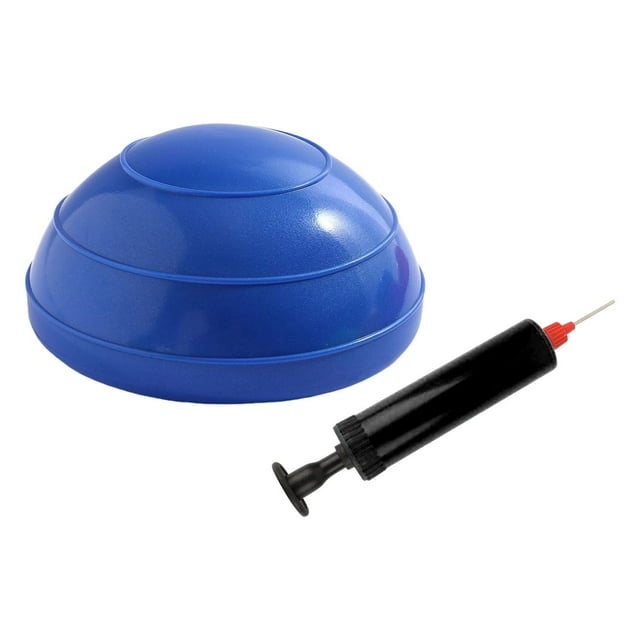 Pelota de equilibrio de media bola, equipo de entrenamiento de fuerza, pelota de estabilidad, base antideslizante para azul