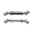 thumbnail image 1 of 2 Pcs Metal Rear Center Drive Shaft CVD Transmission Shaft for 1:12 12428 12423 RC Car, Silver & Titanium, 1 of 7