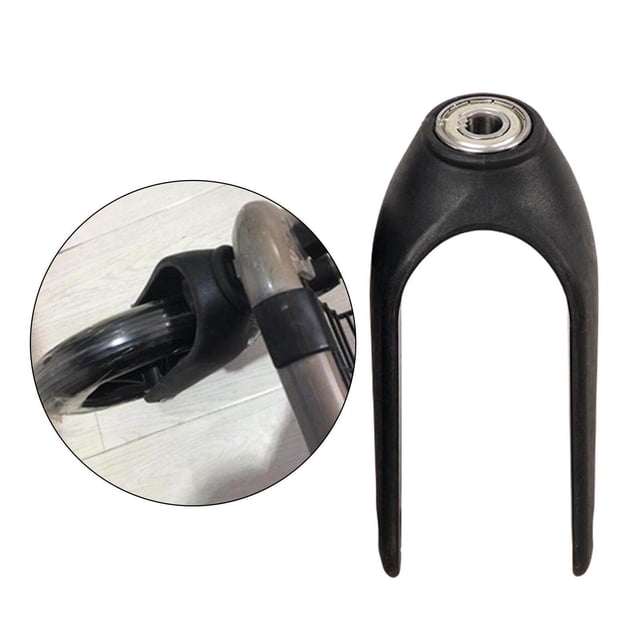 ziyahi Accessoires de Fourche avant pour Fauteuils Roulants pour Roues de Remplacement avant Déambulateurs Roues avant Déambulateurs Pliants Remplacement de Fauteuil Roulant Roues Pivotantes 8 Pouces