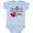 AE-Light Blue, variant on Inktastic My First Valentines Day Red Hearts Boys or Girls Baby Bodysuit
