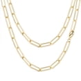thumbnail image 2 of Lancharmed 14K Gold Plated Mom Necklace Flat Wire Necklace Gifts for Friends, 2 of 7