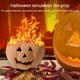 thumbnail image 4 of Decoración de Halloween Calabaza de fuego Calabaza de resina en forma de hoguera Fogatas Calabaza, 4 of 7