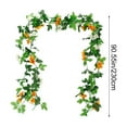 thumbnail image 3 of Artificial Wisteria Vine 230cm Fake Hanging Flowers 32 Strings Plastic Decorative Garland Twisted Ceiling Wedding Birthday Balcony Garden Home DIY Floral Decor, 3 of 5
