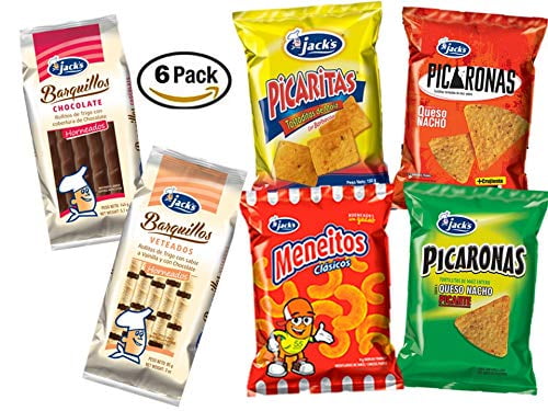 Surtido Picaritas, Picaronas, Meneitos, Barquillos - 6 Pack Assorted ...