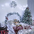 thumbnail image 7 of JMEXSUSS 33ft 100 LED White Christmas Lights, 8 Modes Connectable Clear Wire Twinkle Fairy String Lights Indoor, Plug-in Christmas String Lights Outdoor Waterproof for Christmas Wedding Party Tree, 7 of 7