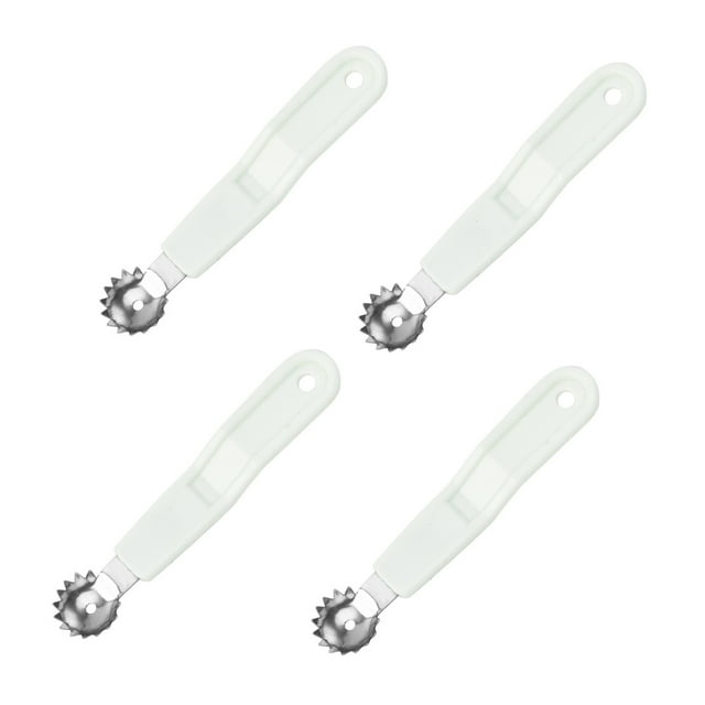 ZheElen 4Pcs Nucleation Strawberry Practical Small Tool Kitchen strawberry hullers and Nucleation Stainless Steel Strawberry Making Kitchen