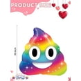 thumbnail image 2 of PMU 4 Pieces 30 Inches Valentine's Day Balloons, RainBow Huge Poop Balloons ,Love Balloons For Special Events, Photo Props Party Decoration and Accessories (4/Pkg), 2 of 7