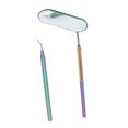thumbnail image 4 of Juego De Pinzas Para Extensiones De Pestañas, Juego De Pinzas Para Pestañas De Acero Inoxidable Con Apariencia De Color, Espejo De Vidrio, Manija Moleteada Simple Y Liviana Para ANGGREK Eyelash Tweezers Set, 4 of 8