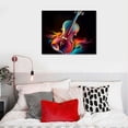 thumbnail image 4 of TIAOTIAOHOU Canavs Wall Art Abstract Violin Painting Galaxy Nebula Picture Art Print on Canvas Colorful Artwork Music Poster Contemporary Classroom Living Room Bedroom Decoration, 4 of 4