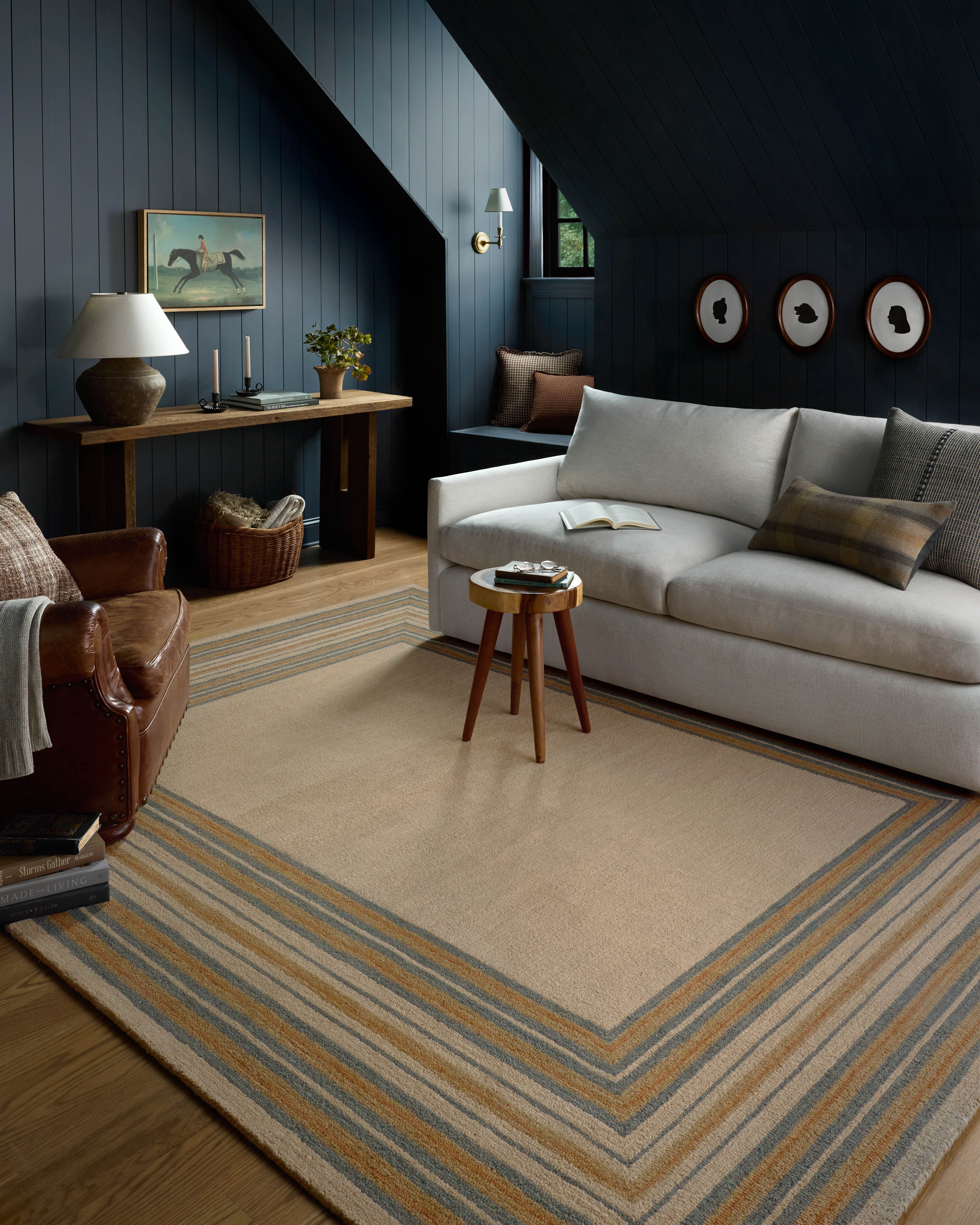 Chris Loves Julia x Loloi Alfie Natural / Multi 7'-9" x 9'-9" Area Rug