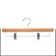 thumbnail image 1 of Juego de 1 percha de madera con pinzas, color natural, 1 of 5