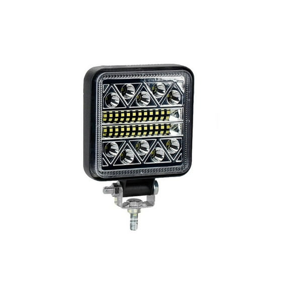 TopOne Barre Lumineuse Led 4 Pouces 102W 34LEDs 4800 LM 6000K Ultra Lumineuse Spot Flood Combo Lumière de Travail IP67 Étanche pour Camion ATV SUV