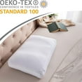thumbnail image 5 of Premium Microbead Extra Fluffy Bed Pillow with Silk-like Anti Aging Cover, Cooling White, Large, 5 of 9