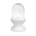 thumbnail image 2 of Nuby My Real Potty Training Toilet with Life-like Flush Button and Sound, White, 2 of 14