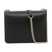 New Gucci Black Icon GG Interlocking Small Crossbody Bag 510304