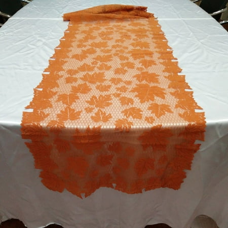 

Deals of the Day Clearance Thanksgiving Lace Tablecloth Leaves Flower Maple Pumpkin Fall Tablecloth Interior Seasonal Decoration