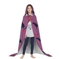 thumbnail image 3 of Honeii Leopard Print Print Poncho Cape, Cloak Coat, Snuggly Hooded Wearable Blanket, Hooded Cape For Teenagers,Halloween Costumes-Small, 3 of 7