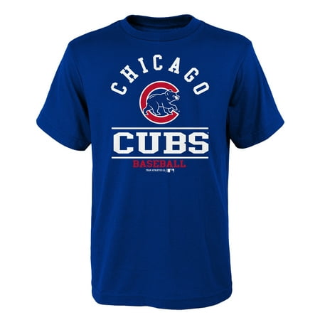 Youth Royal Chicago Cubs Arch T-Shirt