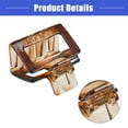 thumbnail image 5 of Vocoste Claw Clips No Slip Grip Plastic Brown Hair Clip for Women Girls 2.05", 5 of 6