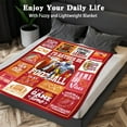 thumbnail image 4 of Football Gifts for Boys 8-12, Football Blanket for Boys, Football Gift for Men, Football Team Gifts, Birthday Gift for Football Lovers Fans Player, Football Throw Blanket 60" x 50", 4 of 5