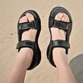 thumbnail image 4 of LASUDRAA Mens Sandals Beach Shoes Fisherman Shoes Hook & Loop Outdoor, 4 of 8