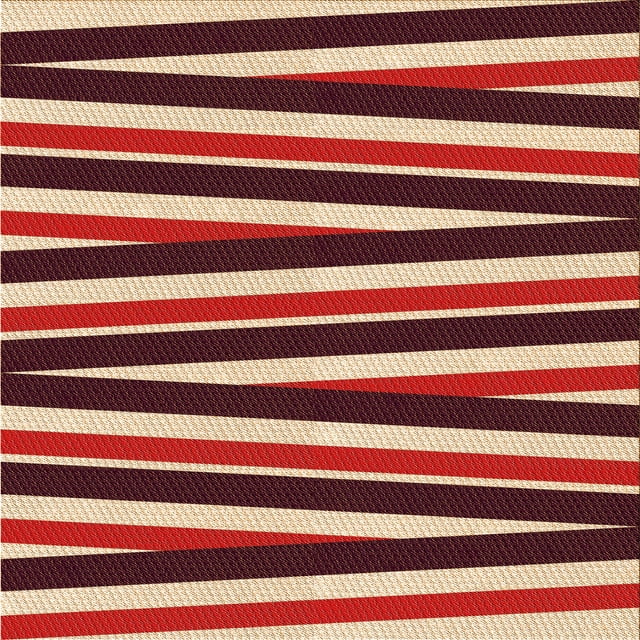 Ahgly Company Machine Washable Indoor Square Transitional Cranberry Red Area Rugs, 4' Square